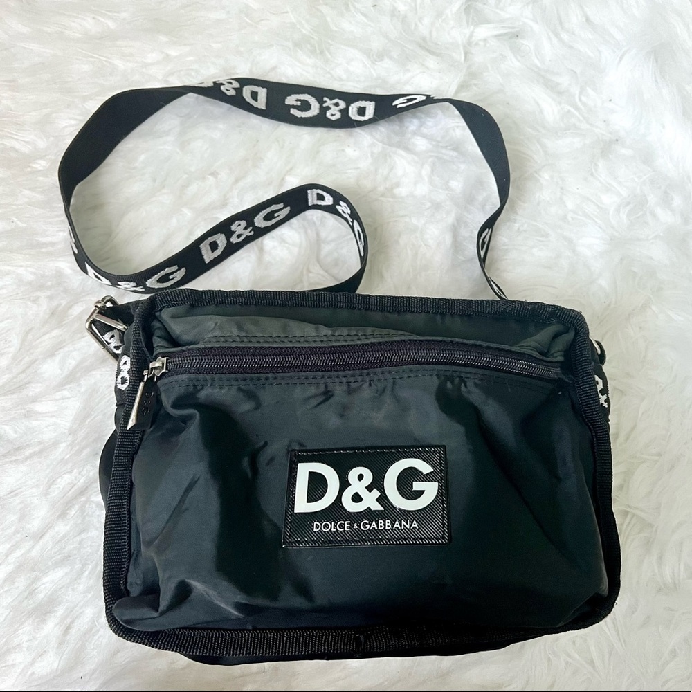 Dolce & Gabbana Black Logo Crossbody